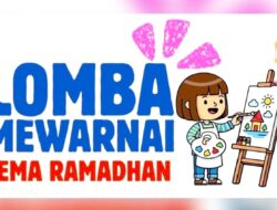 Catat Jadwalnya, Lomba Mewarnai Ramadhan 2026