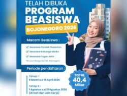 Bojonegoro Kucurkan Rp40,4 Miliar untuk Beasiswa 2026, Cek Jadwal Pendaftarannya