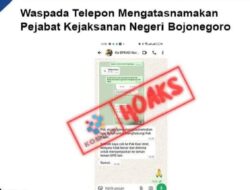 Viral Modus Penipuan Terbaru di Bojonegoro: Telepon Gaib Suara AI Pejabat Kejari