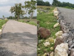 Proyek BKKD Jalan Margoagung Bojonegoro, Timlak dan Pemdes Bungkam Terkait Mutu Aspal