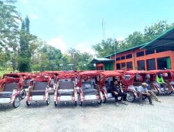 Viral di Bojonegoro: Konvoi Becak Listrik Bantuan Murni Presiden Prabowo