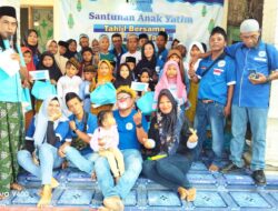 Hangatnya Kebersamaan Ramadan, Segoro Bojonegoro Santuni Anak Yatim di Kanor