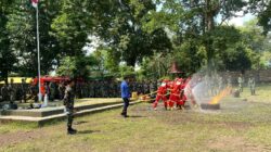 Latihan Bersama TNI dan Damkar Tingkatkan Kesiapsiagaan Prajurit dan Taruna Hadapi Kebakaran di Bojonegoro