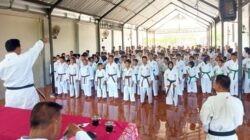 Langkah Tegap Menuju Prestasi: 360 Karateka Bojonegoro Tempuh Ujian Kenaikan Tingkat