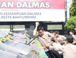 Polresta Banyuwangi Mantapkan Formasi Dalmas Demi Kenyamanan Bumi Blambangan