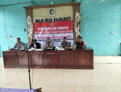 Pelantikan Sekdes Bajulmati Dihadiri Unsur Pimpinan Dan Masyarakat 
