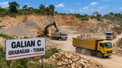 Diduga Belum Kantongi Izin, Tambang Galian C di Wilayah Grabagan Tuban Tetap Beroperasi, Publik Desak Aparat Bertindak