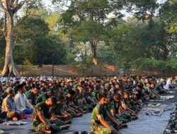 Sholat Idul Adha 1447 H di Desa Dander, Wujud Kebersamaan TNI dan Masyarakat dalam Menebar Nilai Pengorbanan