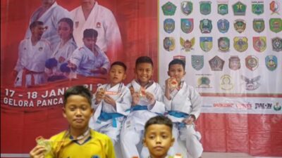 Kakak Beradik Putra Kopda Supriyanto berhasil Sumbang 3 Emas, Antar Jember Raih Juara 3 Kejurprov INKAI Jawa Timur 2026