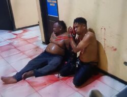 Pengeroyokan dan Pembacokan menggunakan sajam,Diduga dilakukan Debt Collector (DC) kelompok Ambon terhadap Personel Satbrimob Polda Banten.”