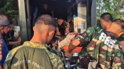 Prajurit Yonif TP 885/Belibis Putih Sigap Evakuasi Korban Kecelakaan di Jalur Wisata Kayangan Api