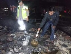 Lupa Mematikan Kompor, Tiga Rumah Warga Kedungtuban Hangus Dilalap Si Jago Merah