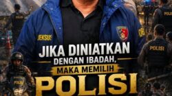 Jika Diniatkan dengan Ibadah, Menjadi Polisi Adalah Jalan Pengabdian Menuju Surga