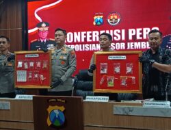 ” Konferensi Pers ” Polres Jember Ungkap 24 Kasus dan Amankan 30 Tersangka Selama Periode Mei 2026 