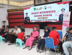 Sambut Hari Bhayangkara ke-80, Polres Tuban Gelar Donor Darah dan Bakti Kesehatan untuk Masyarakat