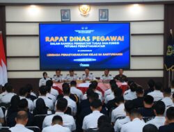Tegakkan Aturan Tanpa Kompromi, Kalapas Banyuwangi Beri Arahan kepada Pegawai Demi Stabilitas Keamanan Lapas