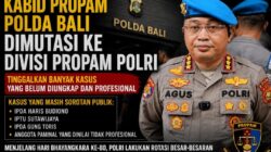 Kabid Propam Polda Bali Dimutasi ke Divisi Propam Polri, Publik Soroti Sejumlah Kasus yang Dinilai Belum Tuntas