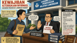 Diduga Tak Penuhi Kewajiban Keterbukaan Informasi, Kacabdin Pendidikan Lamongan Disorot