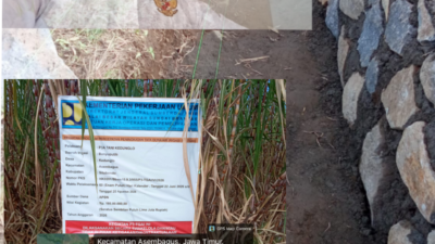 Diduga Tak Sesuai Spesifikasi, Proyek Irigasi P3-TGAI di kedunglo kecamatan asembagus kabupaten  Situbondo di keluhkan