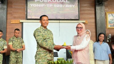 Yonif TP 928/Brata Sena Yudha Gelar Perayaan Ulang Tahun Bersama dan Resmikan Kantor Persit KCK Cabang Yonif TP 928/BSY, Perkuat Soliditas Keluarga Besar Satuan