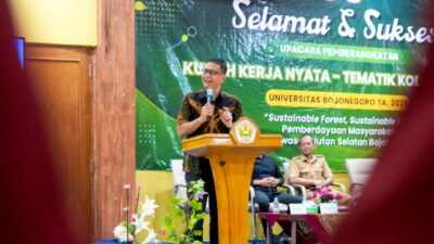 Bupati Bojonegoro Lepas 721 Mahasiswa KKN Unigoro, Fokus Dukung Pembangunan Berkelanjutan di Kawasan Hutan Selatan