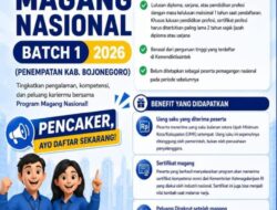 Disperinaker Bojonegoro Buka Pendaftaran Program Magang Nasional Batch 1 Tahun 2026, Fresh Graduate Diajak Tingkatkan Kompetensi dan Peluang Kerja