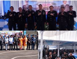 Kapolsek Kumai Hadiri Upacara Peringatan Hari Bhayangkara ke-80 di Polres Kotawaringin Barat