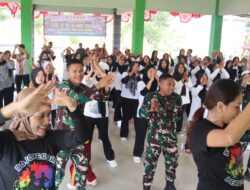 Bangun SDM Lewat Olahraga, TMMD ke-129 Hadirkan Semangat Line Dance di Desa Kesongo