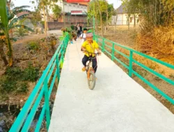 Jembatan Brang Etan Hampir Rampung, Anak-anak Kesongo Kini Lebih Mudah Berangkat Mengaji