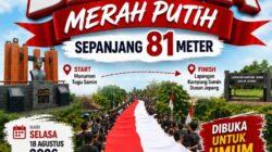 Merah Putih Sepanjang 81 Meter Siap Diarak di Kampung Samin Bojonegoro