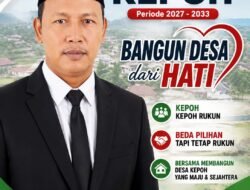 ZINUL ARIFIN, Pak Dimas, Maju sebagai Calon Kepala Desa Kepoh Periode 2027–2033