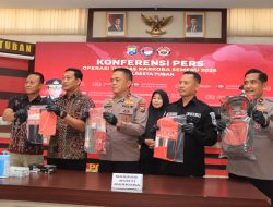 Operasi Tumpas Narkoba Semeru 2026, Polresta Tuban Ungkap Empat Kasus dan Sita 53,649 Gram Sabu