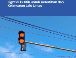 Dishub Bojonegoro Pasang Warning Light di 13 Titik, Perkuat Keselamatan Pengguna Jalan