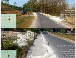 Dugaan Material Rabat/LC Serta Pedel Dikurangi, Pekerjaan Jalan di Menilo Soko Disorot Warga