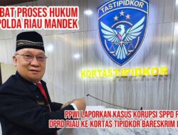 PPWI Minta Penanganan Dugaan Korupsi SPPD Fiktif DPRD Riau Diambil Alih Aparat Penegak Hukum Pusat