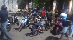 Polres Bojonegoro Tertibkan Dugaan Balap Liar di Jalan Veteran, Puluhan Motor Diamankan