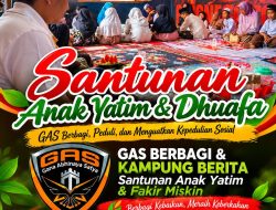 Peringati HUT Media dengan Aksi Nyata, GAS dan Kampungberita.com Santuni 40 Anak Yatim Piatu serta Fakir Miskin