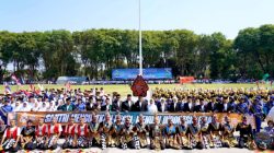 Ribuan Santri Padati Alun-Alun Bojonegoro, Kobarkan Semangat Kebangsaan Menuju Indonesia Emas 2045
