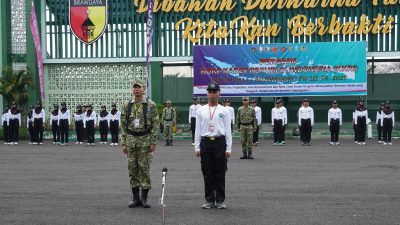 Bentuk Generasi Muda Berjiwa Nasionalis, Kodim 0813 Bojonegoro Gelar Persami KKRI 2026